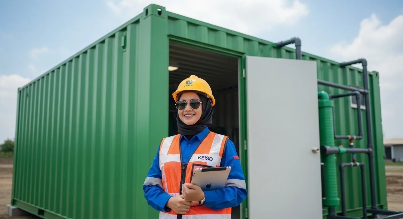 Container Wwtp PT. KPEI : Perusahaan Produsen Filter Press, Screw Press, Dust ...